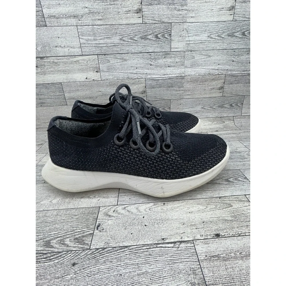 Allbirds Tree Dashers Charcoal Black Running Shoes Men Sz 9.5 TD1M9.5